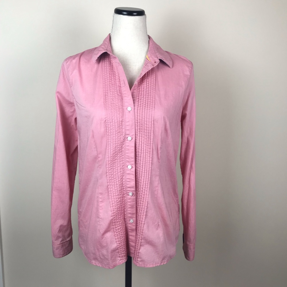 Tommy Hilfiger Long Sleeve Button Up Top